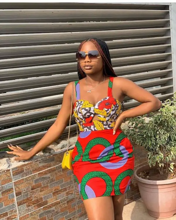 The Ankara Picnic Top and Mini Skirt