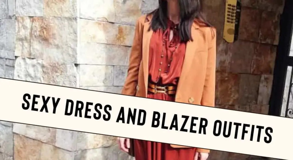Dress and Blazer Outfits