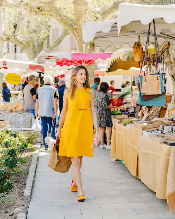 Handless Mini Gown + Flat Shoes