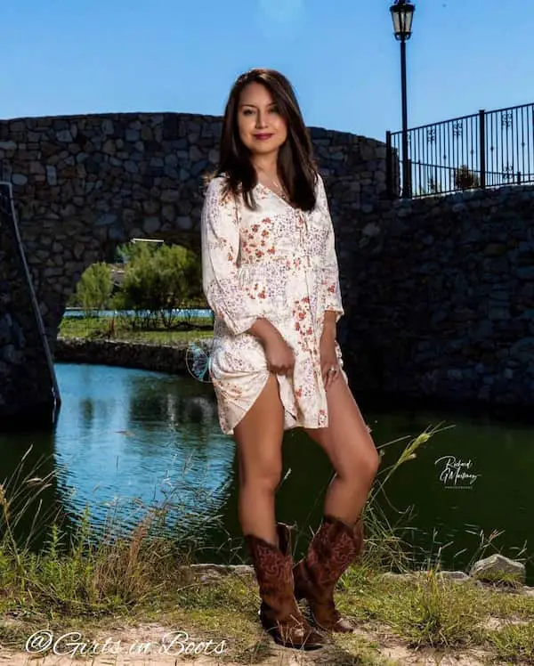 Long Sleeve Mini Dress + Boots