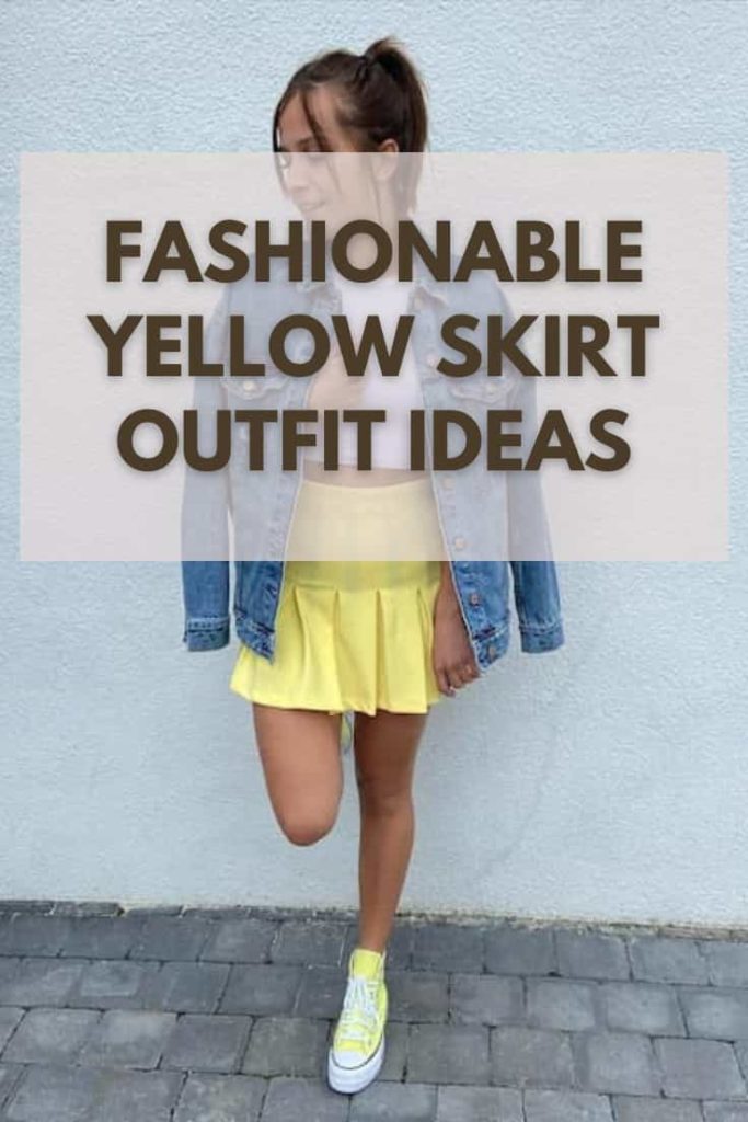 Yellow Skirt Outfits