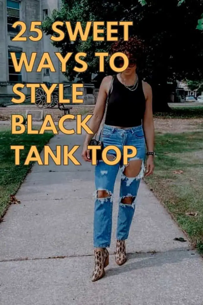 How to Style Black Tank Top