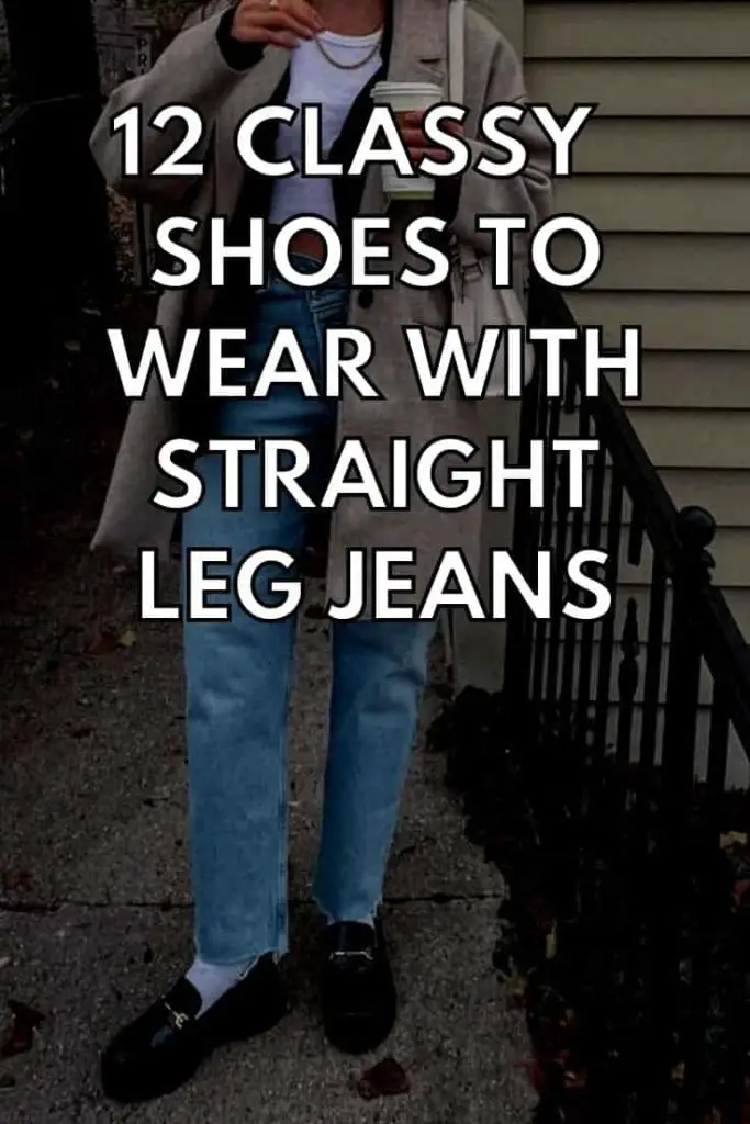 Women Shoes to Wear with Straight Leg Jeans