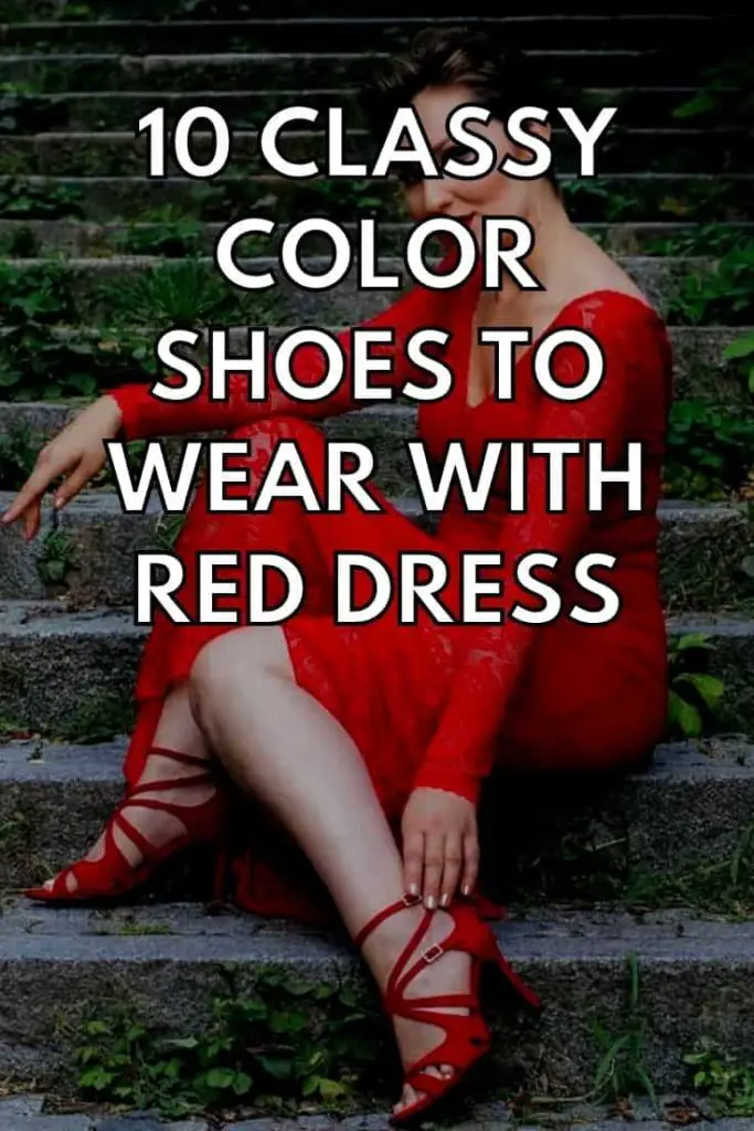 what color Shoes to wear with a red dress