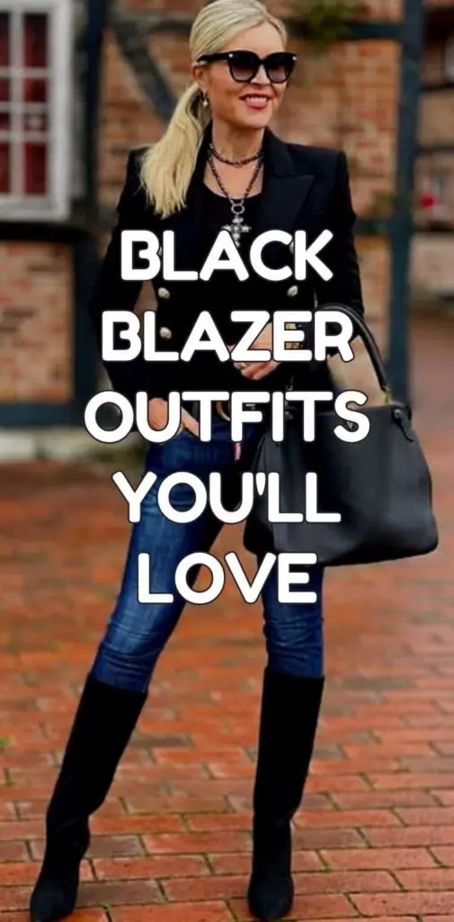 How To Style Black Blazer