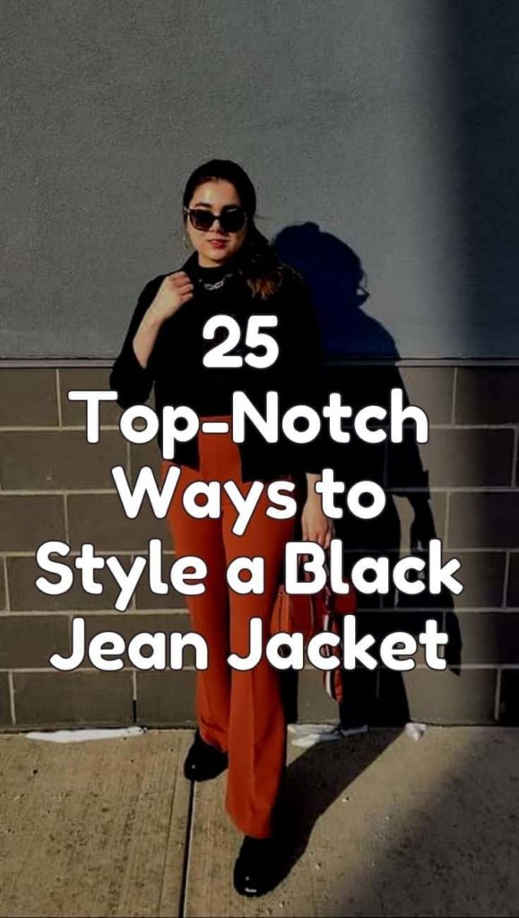 How to Style A Black Jean Jacket