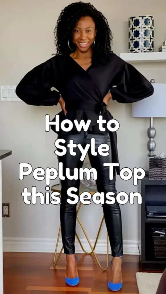 How to Style Peplum Top