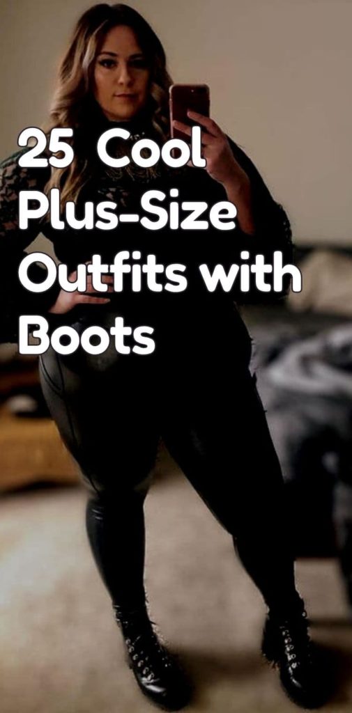 Adorable Plus Size Outfits with Boots