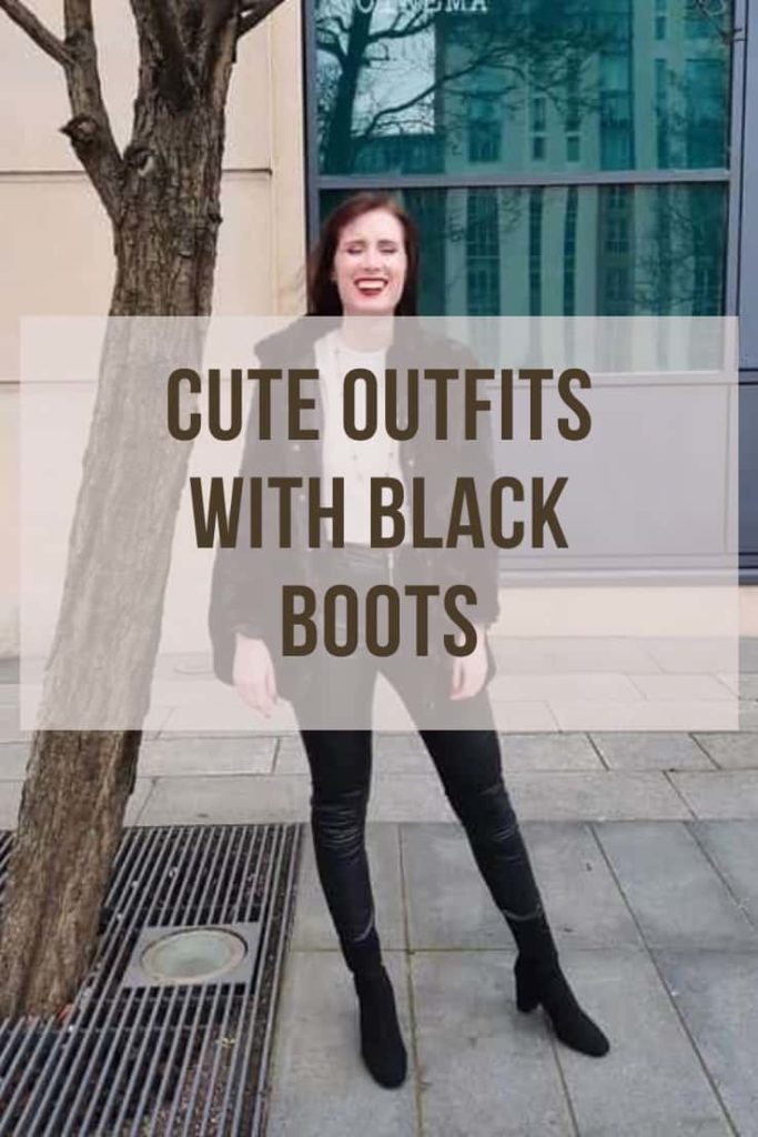 outfits with black boots