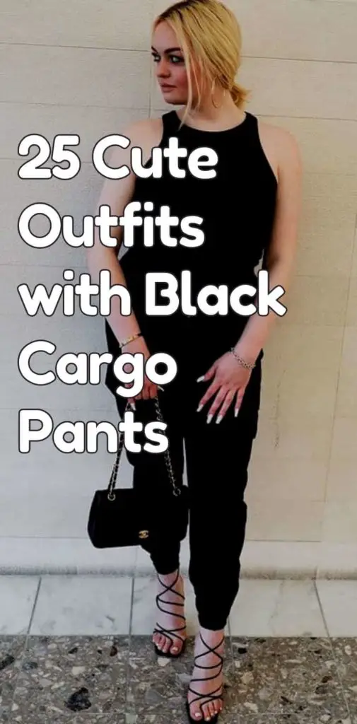What to Wear with Black Cargo Pants This Season