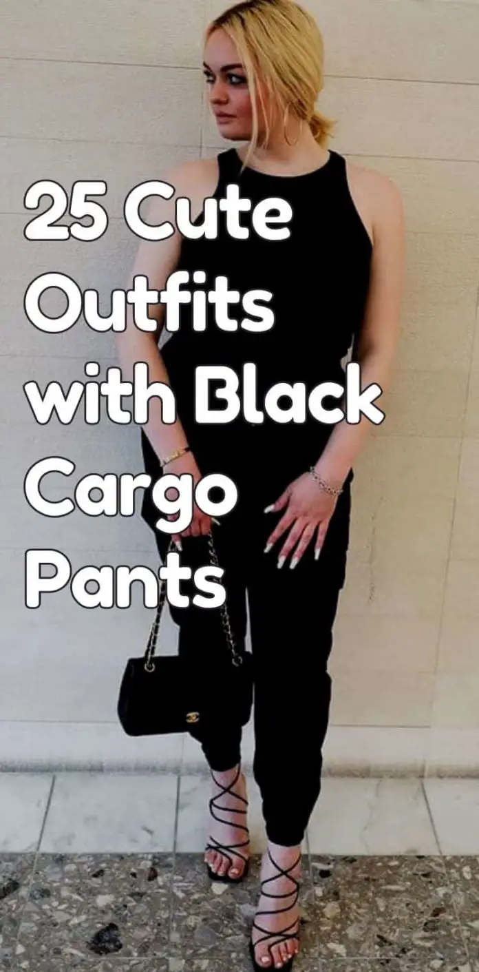 What to Wear with Black Cargo Pants - 25 Outfits