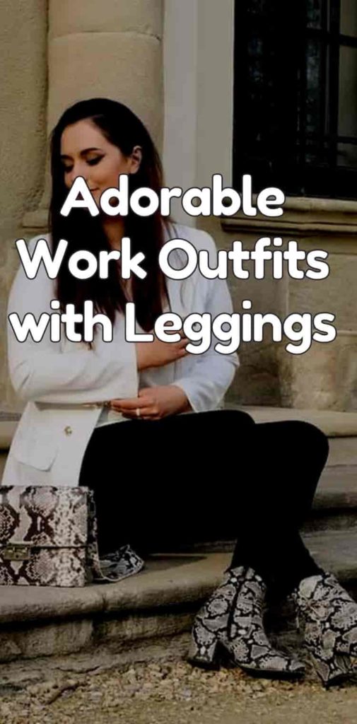 adorable work outfits with leggings