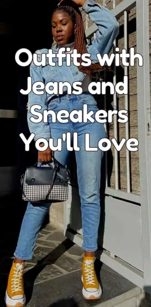 casual outfits with jeans and sneakers