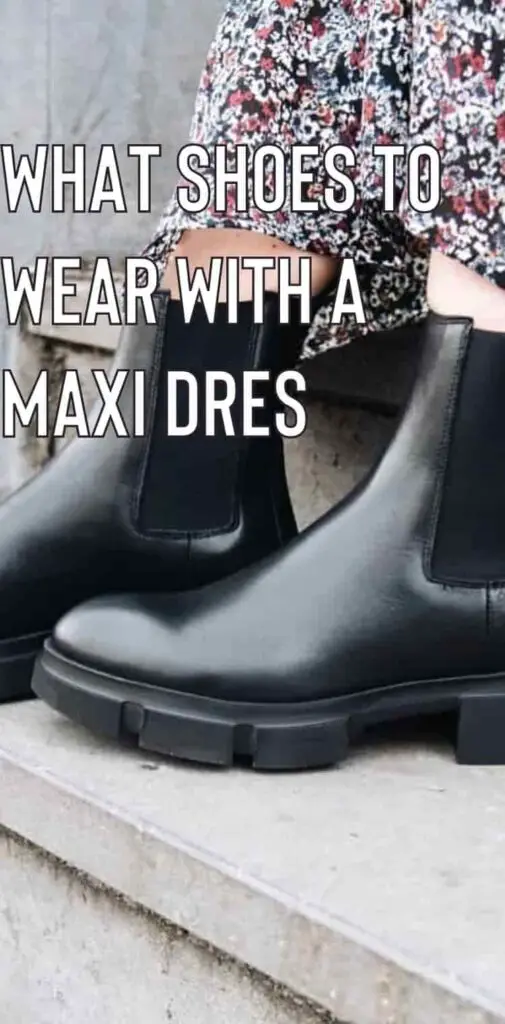 what shoes to wear with maxi dress